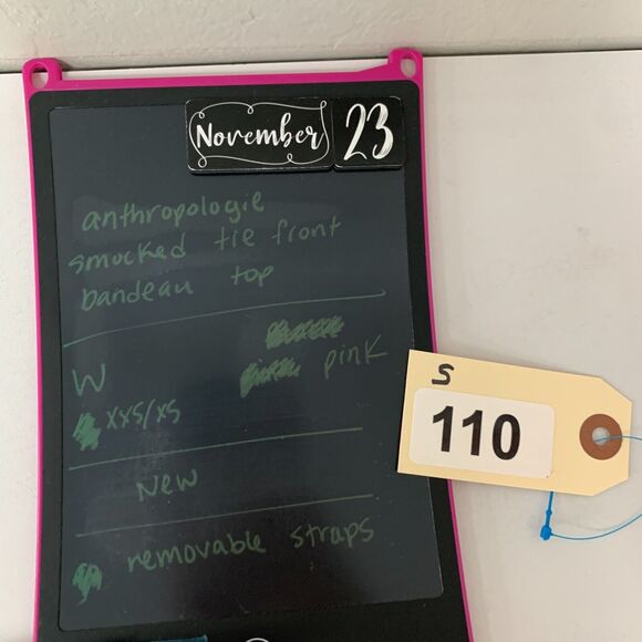 Anthropologie Bandeau Top Womens XXS/XS Raspberry Pullover Styling Smocked Tie - Picture 13 of 16